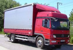 Шторные грузовики Mercedes-Benz Atego 1229 Шторные грузовики Mercedes-Benz Atego 1229
