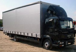 Шторные грузовики MAN LE 10.225