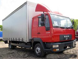 Шторные грузовики MAN LE 8.220