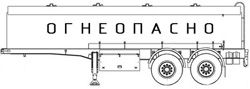 Полуприцепы-бензовозы Алексеевка Химмаш ППЦ-20 Полуприцепы-бензовозы Алексеевка Химмаш ППЦ-20