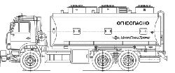 Бензовозы УралСпецТранс АЦ-17 Камаз 65115 Бензовозы УралСпецТранс АЦ-17 Камаз 65115