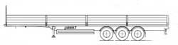 Бортовые полуприцепы Narko Flatbed Trailer Standart Бортовые полуприцепы Narko Flatbed Trailer Standart