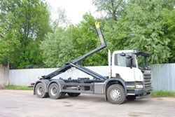 Мультилифты Hyva Lift 20 Titan на шасси Scania P400 Мультилифты Hyva Lift 20 Titan на шасси Scania P400
