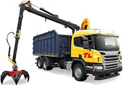 Ломовозы Транслес ломовоз на шасси Scania P400 Ломовозы Транслес ломовоз на шасси Scania P400