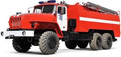 Пожарные машины Приоритет АЦ-9,0-40 (4320) с насосом в заднем отсеке