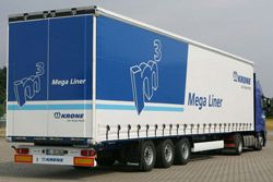 Шторные полуприцепы Krone Mega Liner Шторные полуприцепы Krone Mega Liner