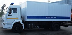 Автомобили МВД ЛУКАЗ 577487 на шасси КАМАЗ 4308 (для перевозки заключенных) Автомобили МВД ЛУКАЗ 577487 на шасси КАМАЗ 4308 (для перевозки заключенных)