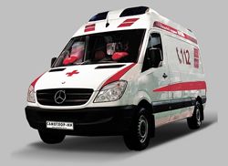 Автомобили скорой помощи Промышленные технологии на базе Mercedes-Benz Sprinter (класс В комфорт)