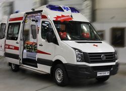 Автомобили скорой помощи Промышленные технологии на базе Volkswagen Crafter (класс В комфорт)