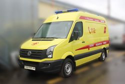 Автомобили скорой помощи Промышленные технологии на базе Volkswagen Crafter (класс С)