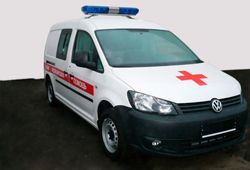 Автомобили скорой помощи Садр на базе Volkswagen Caddy Maxi (класс А)