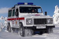 Автомобили скорой помощи ЭПМ на базе Land Rover Defender 110 TD (универсал) Автомобили скорой помощи ЭПМ на базе Land Rover Defender 110 TD (универсал)